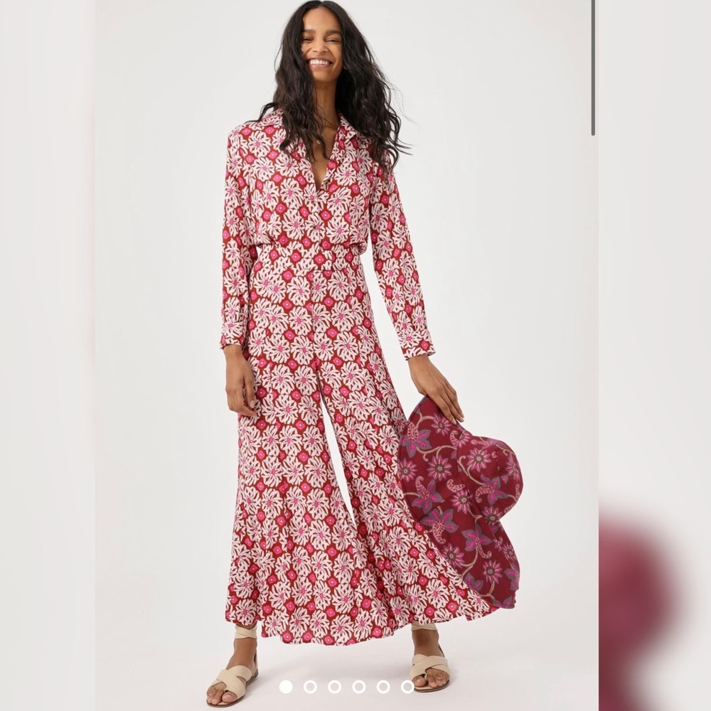 NWOT Anthropologie - Loveland Wide-Leg Jumpsuit